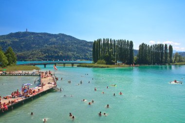 lake worth kumsalda. Resort portschach am worthersee. Avusturya