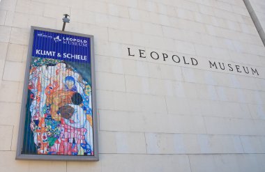 Müze Bölgesi. Leopold Müzesi. Vienna, Avusturya 