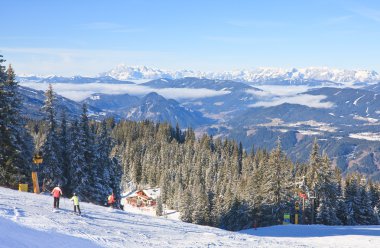 Ski resort schladming. Avusturya