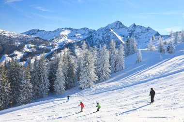 Ski resort schladming. Avusturya