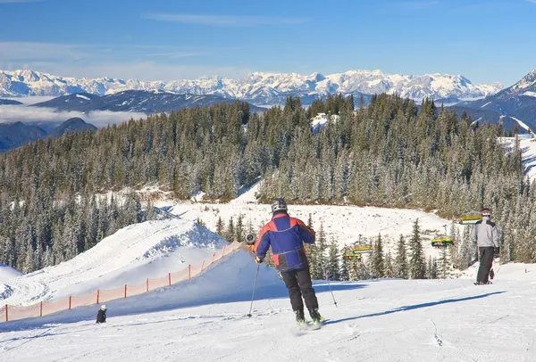 Σκι resort schladming. Αυστρία — Φωτογραφία Αρχείου