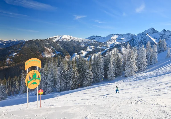 Гірськолижний курорт Schladming. Австрія — стокове фото