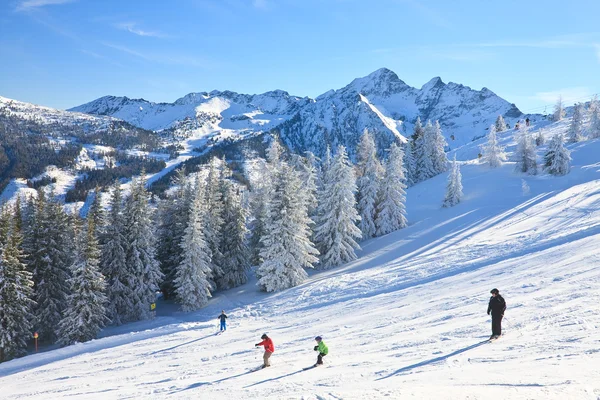 Ośrodek narciarski schladming. Austria — Zdjęcie stockowe