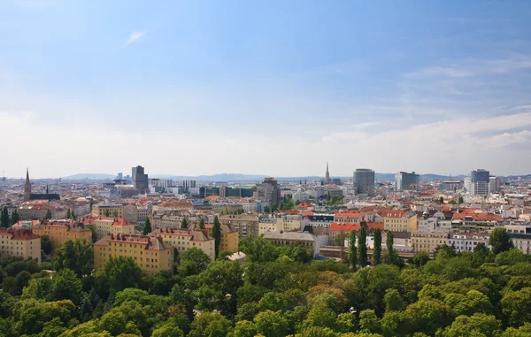 Veduta di Vienna dalla ruota panoramica del Prater. Austria — Foto Stock