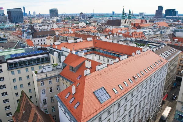 Vista de Viena con la Catedral de San Esteban. Austria —  Fotos de Stock