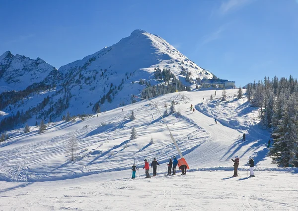 Ośrodek narciarski schladming. Austria — Zdjęcie stockowe