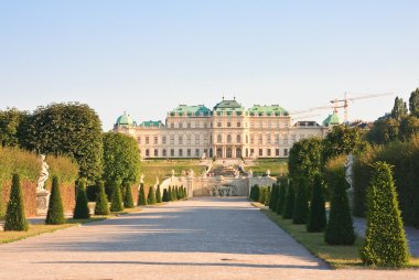 Upper belvedere Sarayı. Viyana. Avusturya