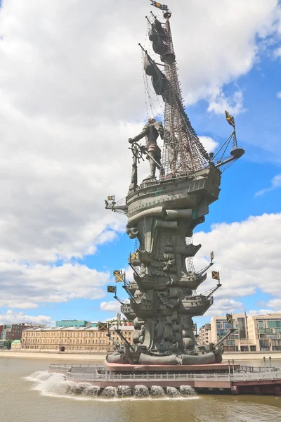 Monumento a Peter I. Moscou — Fotografia de Stock