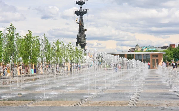 Mosca, fontane, parco Muzeon — Foto Stock