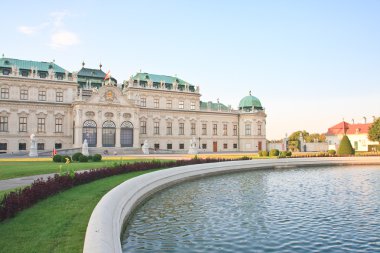 Upper belvedere Sarayı. Viyana. Avusturya