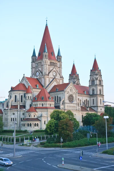 Iglesia de San Francisco de Asís. Viena. Austria — Foto de Stock