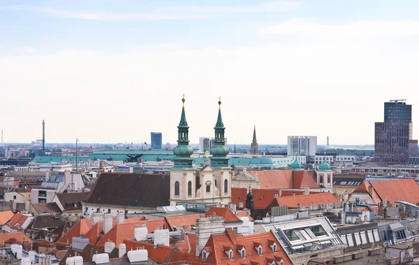 Vista de Viena con la Catedral de San Esteban. Austria —  Fotos de Stock