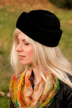 güzel headdress çekici kadın