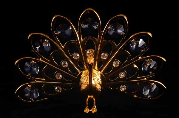 Golden peacock — Stock Photo, Image