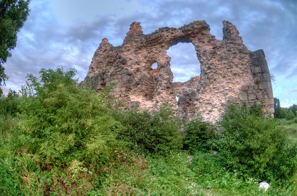 De ruïnes van de muur — Stockfoto