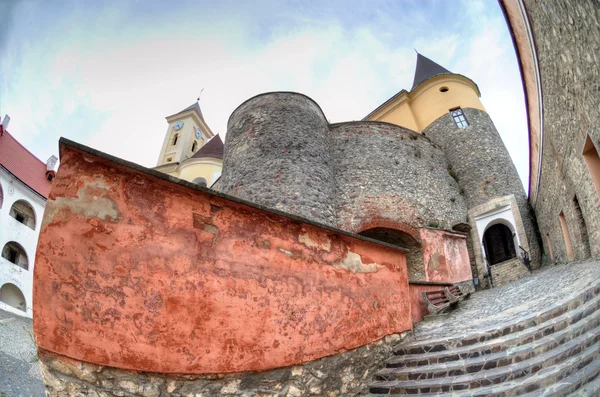 Mukachevo、ウクライナの palanok 城 — ストック写真