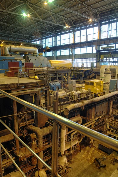 Turbina de vapor en la central eléctrica —  Fotos de Stock