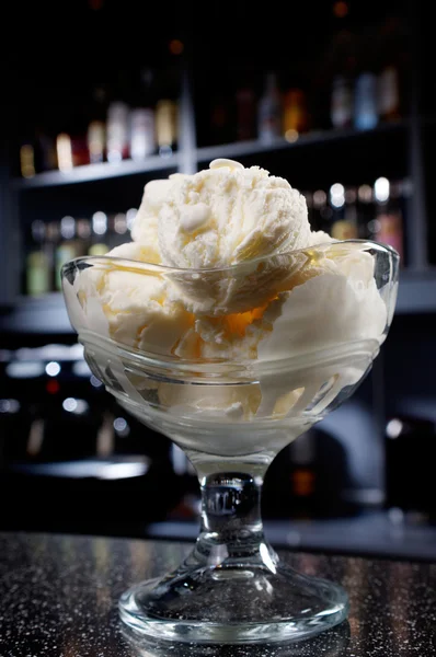 A glass of ice-cream — Stock Photo, Image