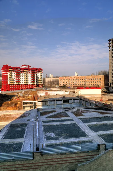 Nieuw gebouw, bouw — Stockfoto