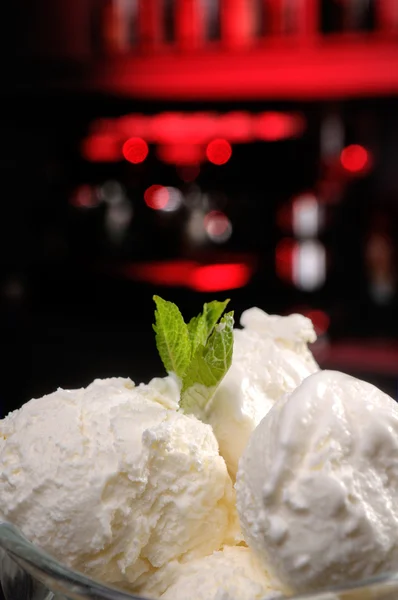 A glass of ice-cream — Stock Photo, Image