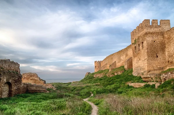 Old fortress in town Bilhorod-Dnistrovski — Stock Photo, Image