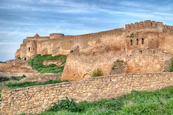 Antigua fortaleza en la ciudad Bilhorod-Dnistrovski — Foto de Stock