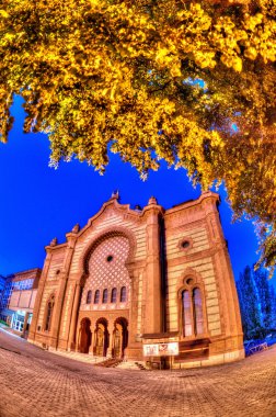 uzhgorod, Ukrayna eski sinagog gecesi