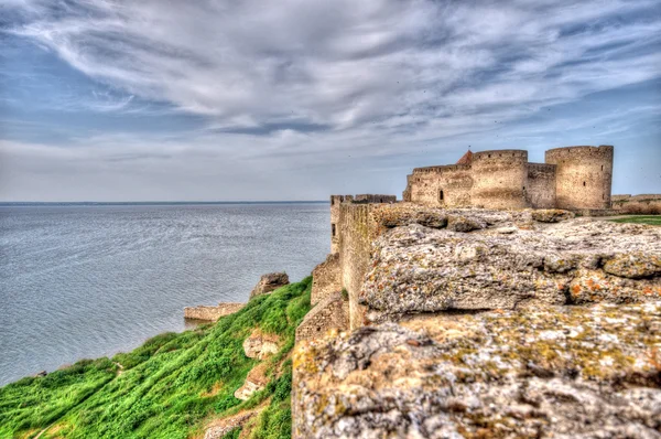 Vieille forteresse dans la ville Bilhorod-Dnistrovski — Photo