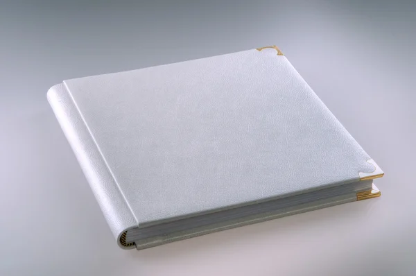 Book album on a gray background — Stock Photo, Image