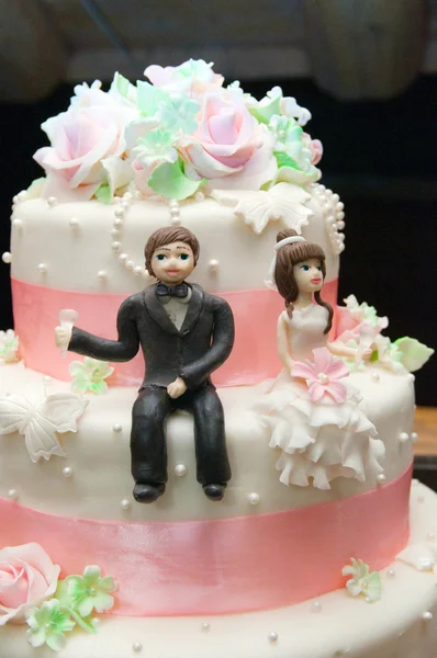 Wedding cake topper — Stock Photo, Image