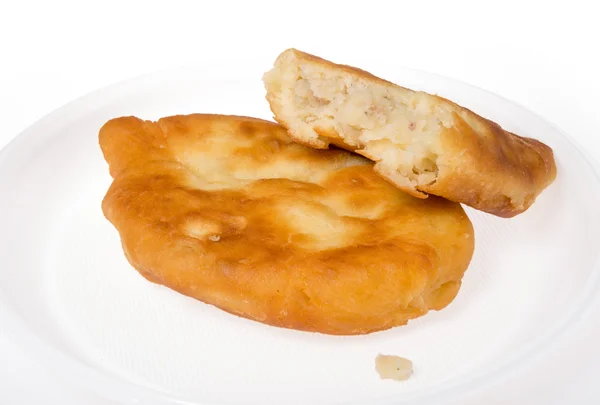 Pirojki. Traditional delicious Russian patty — Stock Photo, Image