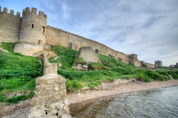 Antigua fortaleza en la ciudad Bilhorod-Dnistrovski — Foto de Stock