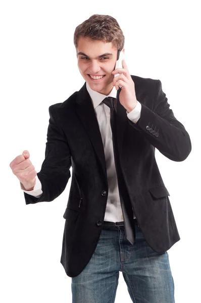 Man with a phone — Stock Photo, Image