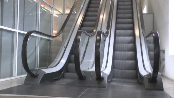 Escalators — Stock Video