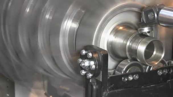 The rotation of the machine parts — Stock Video