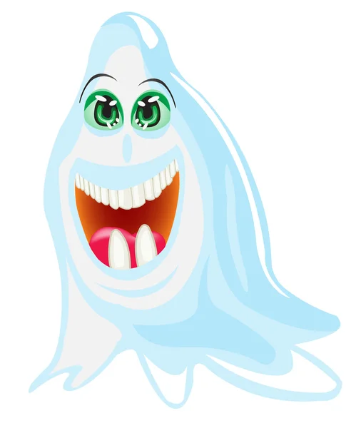 Ghost on white background — Stock Vector