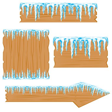 Icicle ahşap kalkan