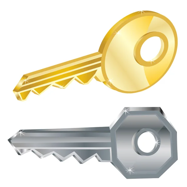 Dos llaves. — Vector de stock