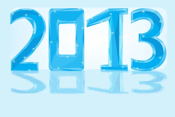 新的一年 2013 — 图库矢量图片
