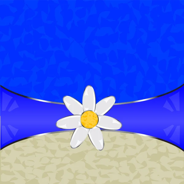 Abstrakter Hintergrund mit Blume — Stockvektor
