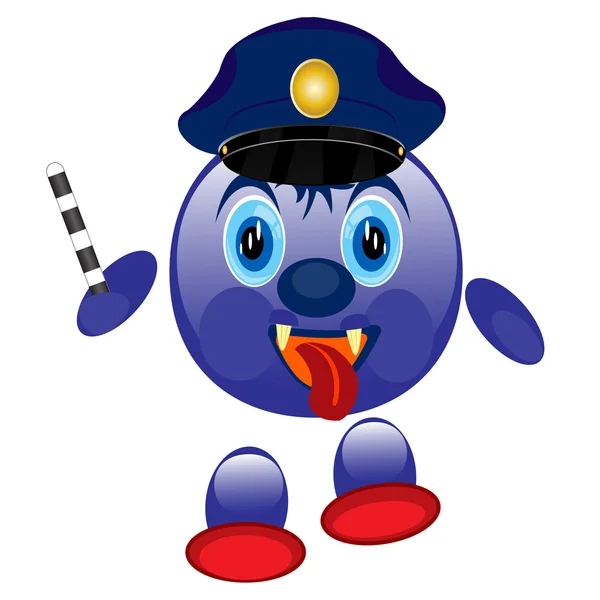 Police smaile — Image vectorielle