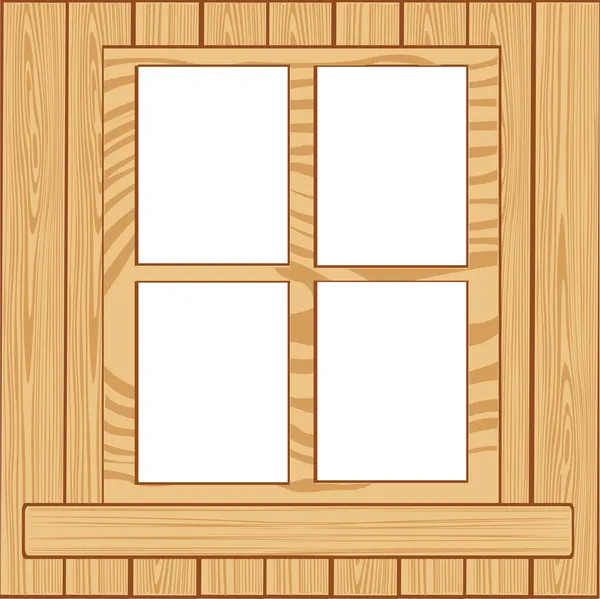 Window from tree — Stock Vector