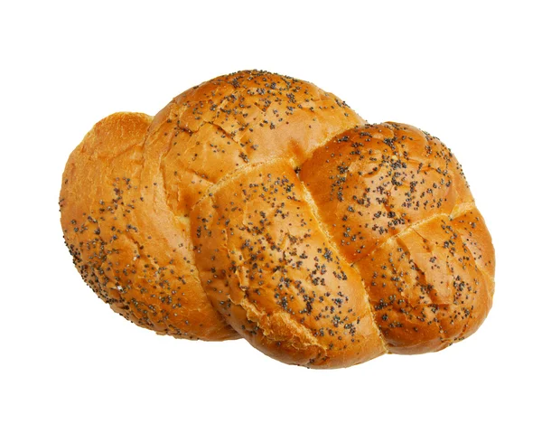 Brot auf Weiß — Stockfoto