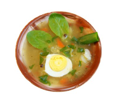 lezzetli çorba, salata