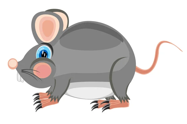 Cartoon by sulphur of the rat — Stock Vector