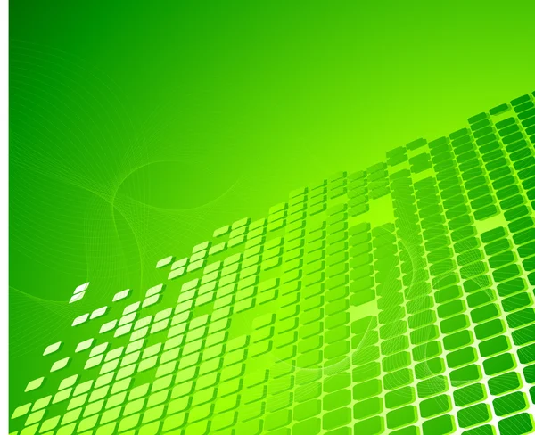 Зеленый 3d абстрактный фон — стоковое фото
