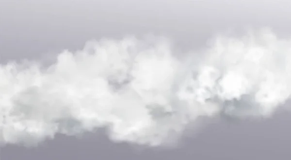 Vector Elemento abstracto realista de diseño de nubes de niebla — Archivo Imágenes Vectoriales