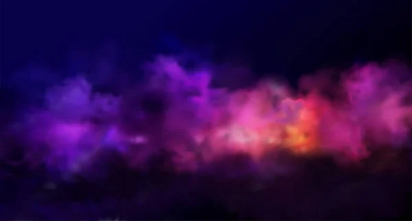 Holiday Streszczenie błyszczący kolor proszek chmura projekt element — Wektor stockowy