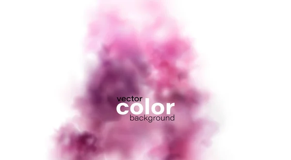 Vacances résumé brillant couleur rose poudre éclaboussure nuage élément de conception — Image vectorielle