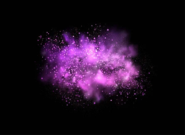 日照紫色粉末设计元素 — 图库矢量图片
